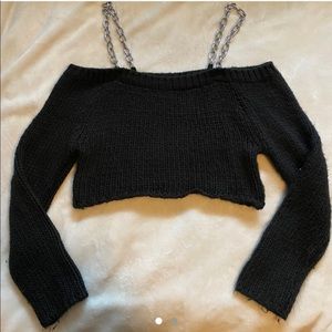 cropped sweater